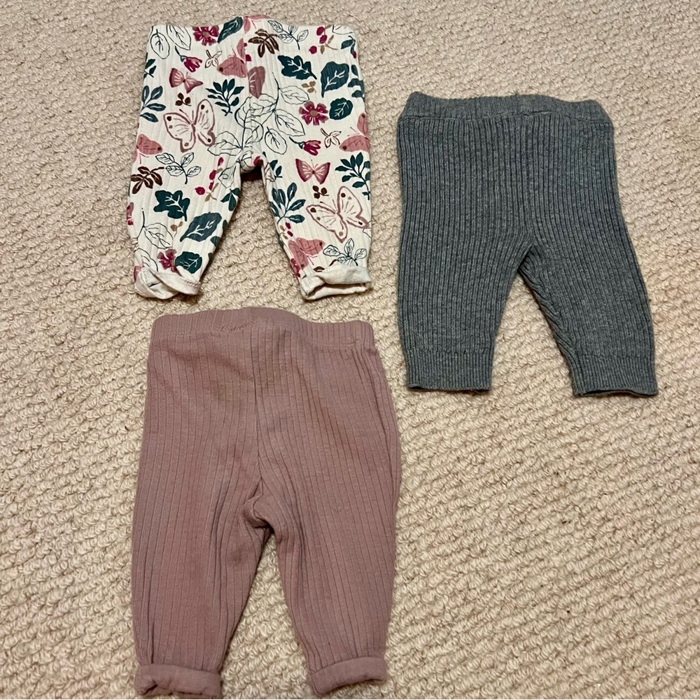 3-Pack Little Planet Organic Newborn Pants by Carters